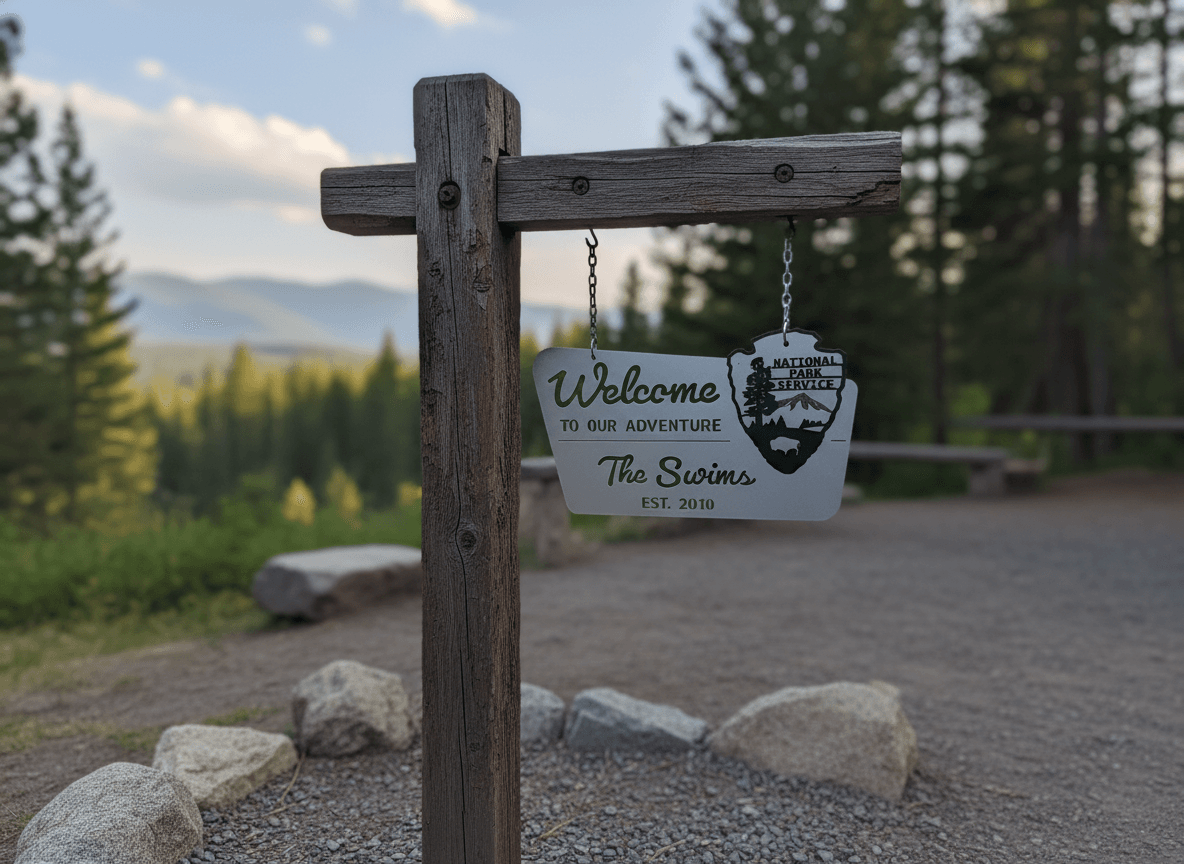 Unique Personalized National Park Sign - Custom Decor - Image 5